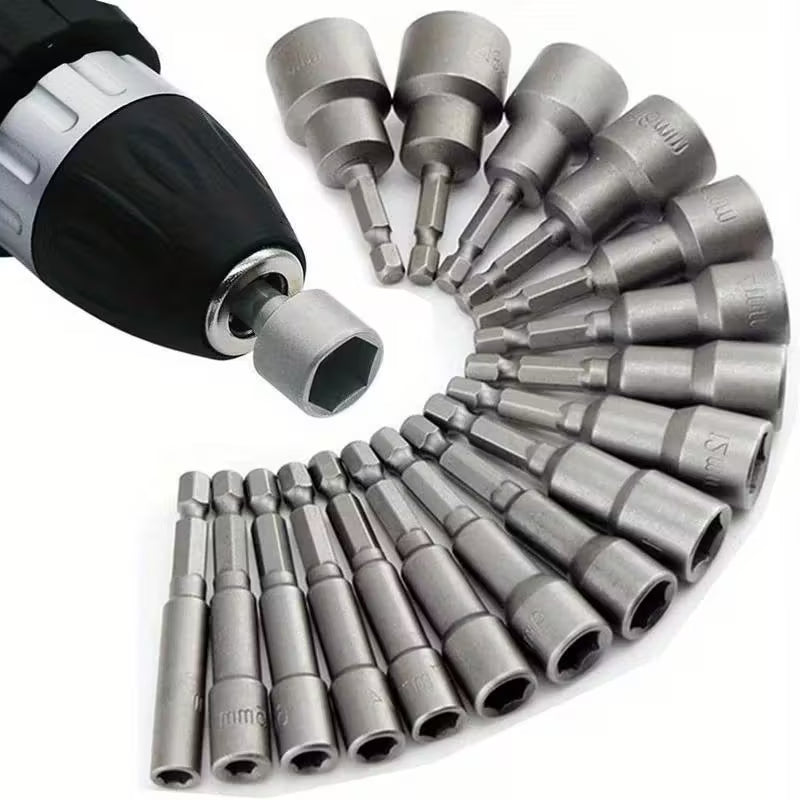 14-delige boor- en snelspanset