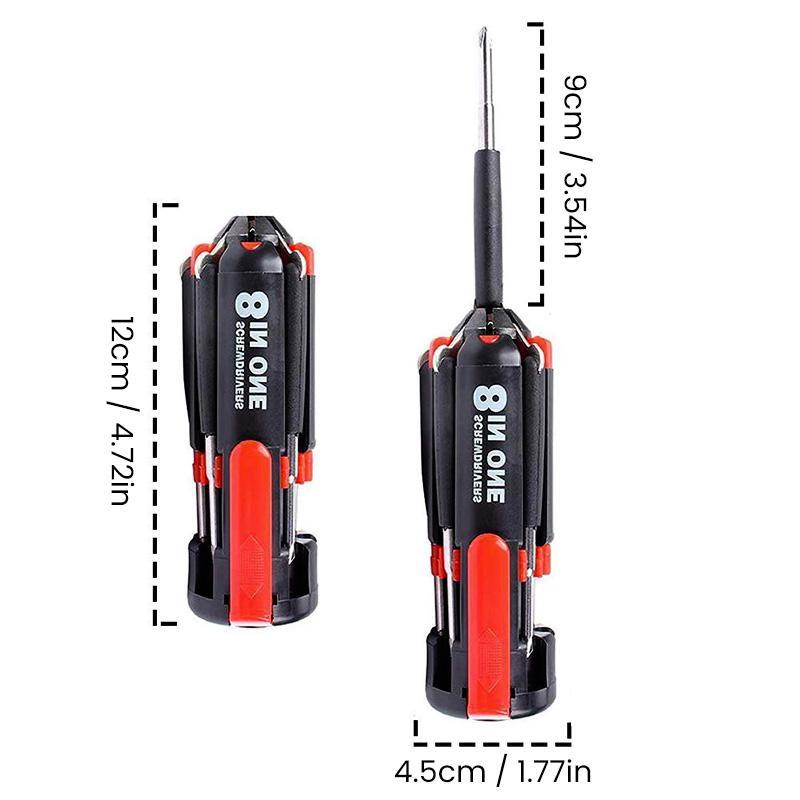 8-in-1 Multi-Tool Schroevendraaier met LED