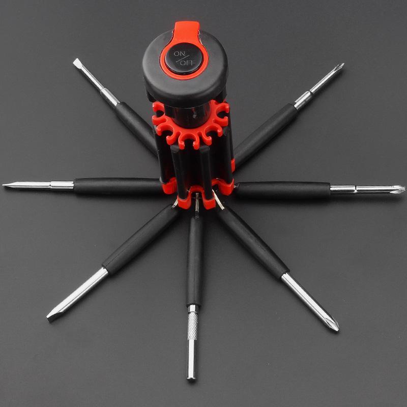 8-in-1 Multi-Tool Schroevendraaier met LED
